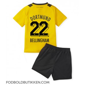 Borussia Dortmund Jude Bellingham #22 Hjemmebanetrøje Børn 2022-23 Kortærmet (+ Korte bukser)